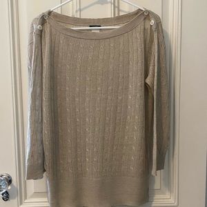 J crew wide shoulder sweater